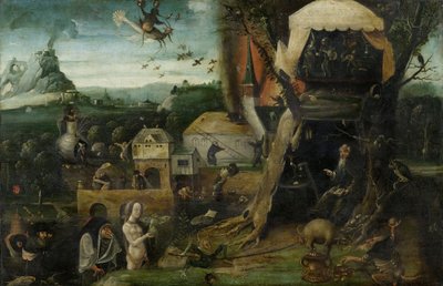 The Temptation of Saint Anthony by Hieronymus Bosch